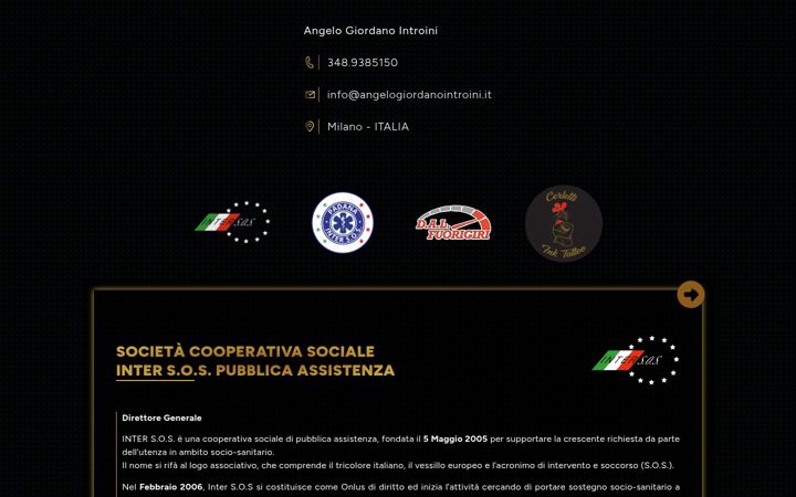 Screenshot of angelogiordanointroini.it