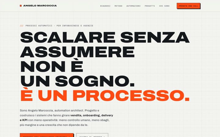 Screenshot of angelomarcoccia.it
