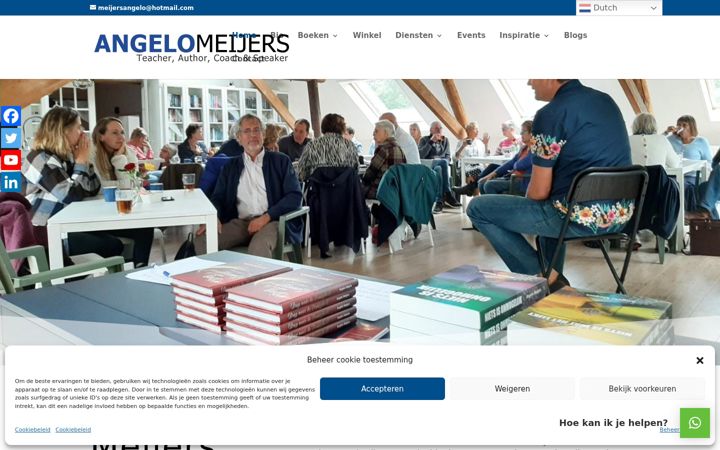 Screenshot of angelomeijers.nl