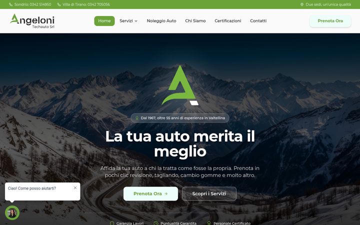 Screenshot of angeloni.it