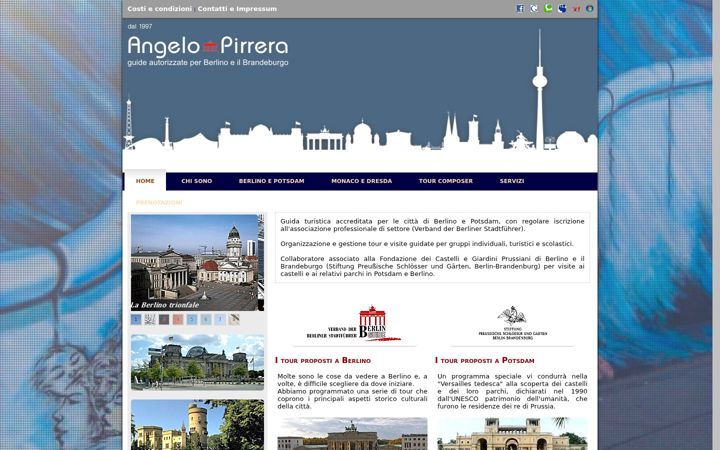 Screenshot of angelopirreraguide.de