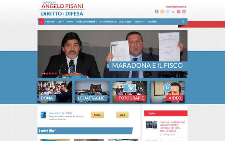 Screenshot of angelopisani.it