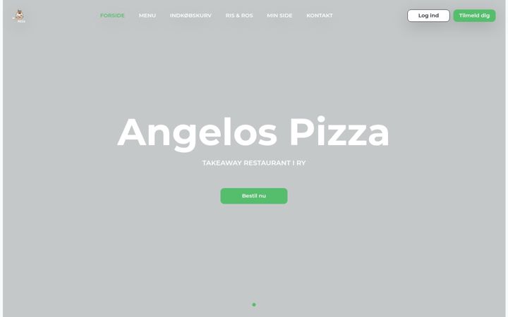 Screenshot of angelopizza.dk