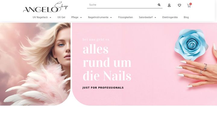 Skärmbild av angeloshop.de
