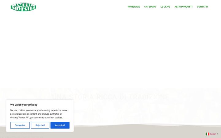 Screenshot of angelosilvestriolive.it