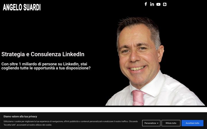 Posnetek zaslona angelosuardi.com