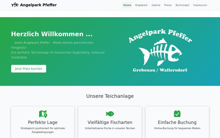 Screenshot of angelpark-pfeffer.de