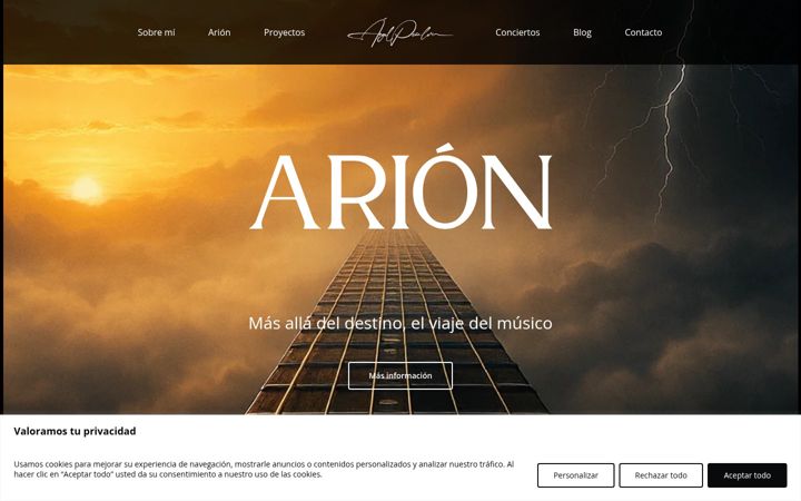 Screenshot of angelpenalver.com