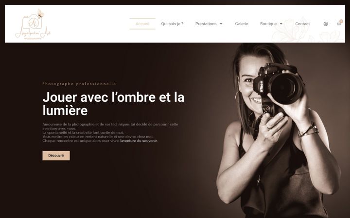Screenshot of angelpicturart.com