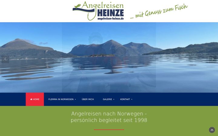 Screenshot of angelreisen-heinze.de