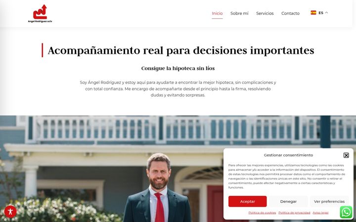 Screenshot of angelrodriguezuci.com