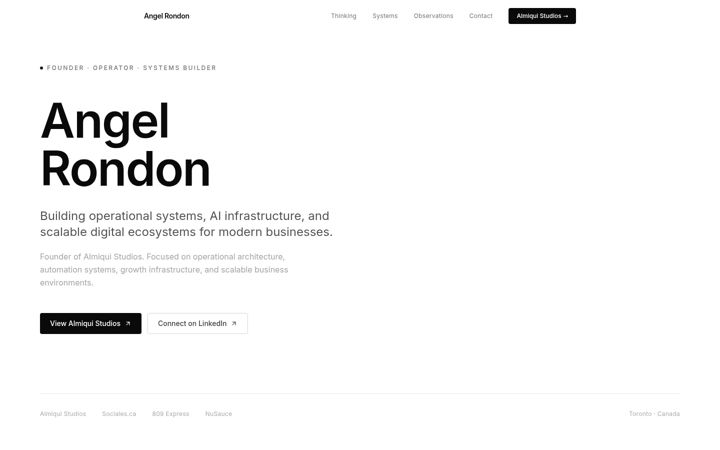 Screenshot of angelrondon.com
