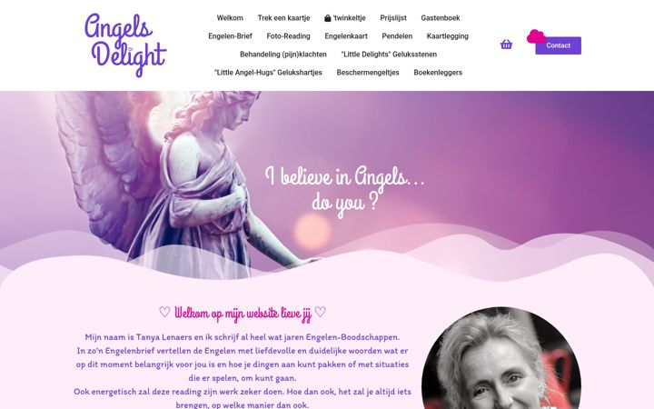 Screenshot of angels-delight.nl