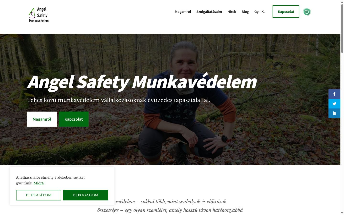 Screenshot des Einwilligungsbanners vor jeglicher Interaktion