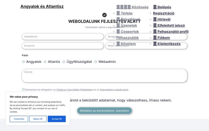 Screenshot of angelsandatlantis.com