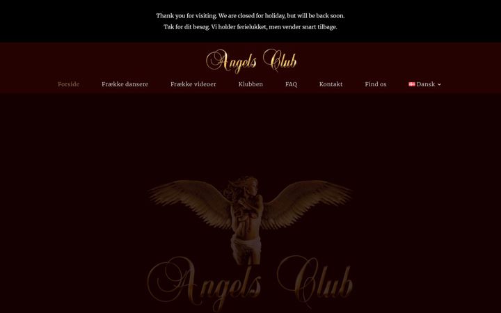 Zrzut ekranu angelsclub.dk