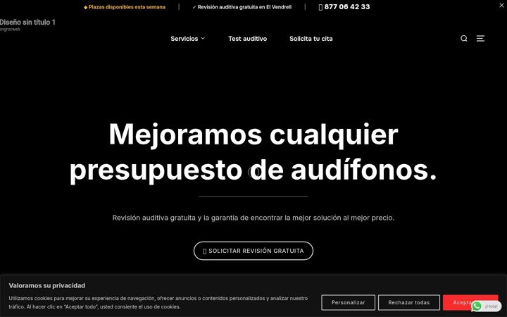 Screenshot of angelsfonelvendrell.com