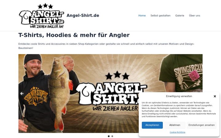 Screenshot of angelshirt.de