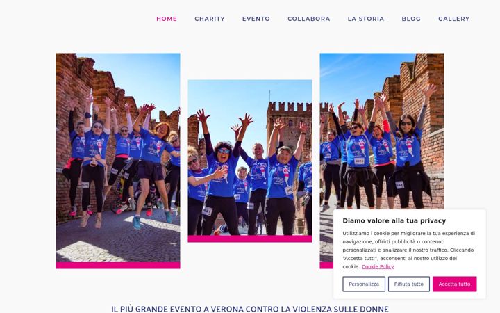 Screenshot of angelsinrun.it
