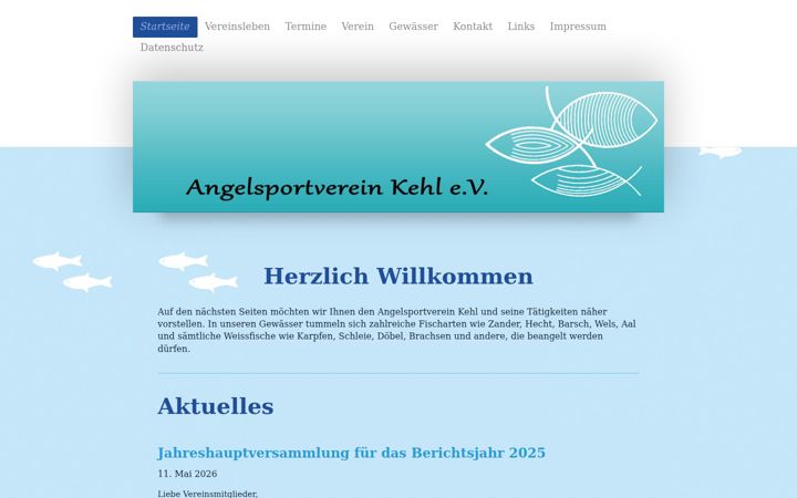 Screenshot of angelsportverein-kehl.de