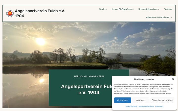 Skærmbillede af angelsportvereinfulda.de