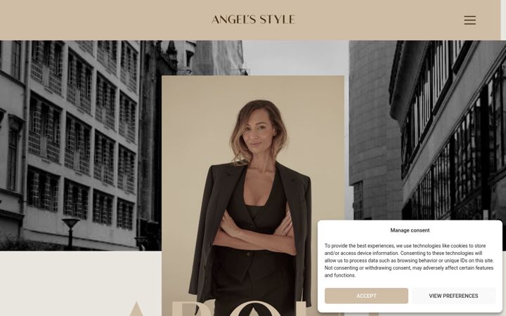 Screenshot of angelsstyle.eu