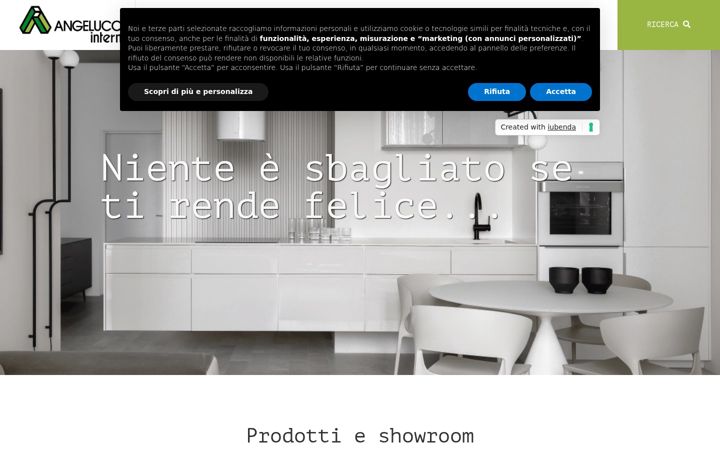 Screenshot of angelucciinterni.it