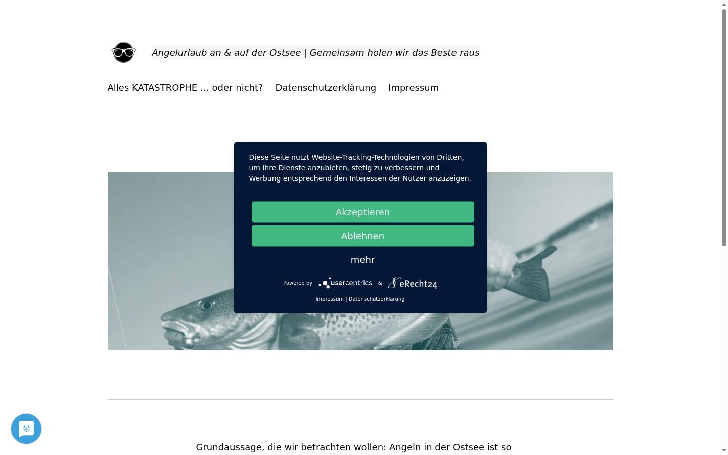 Capture d'écran de la bannière de consentement affichée avant toute interaction