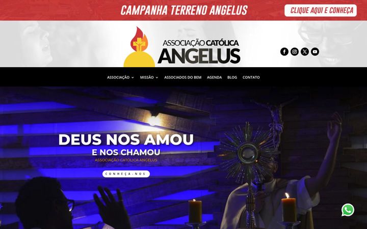Screenshot of angelusmariae.org