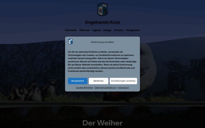 Screenshot of angelverein-konz.de