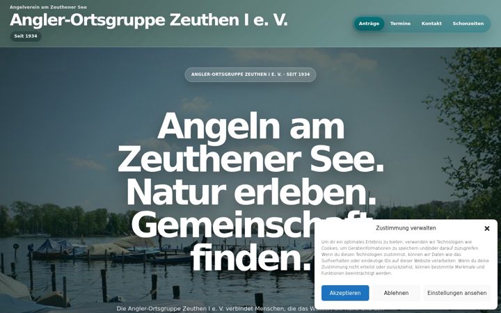 Screenshot ta' angelverein-zeuthen.de