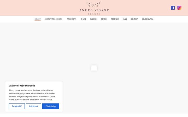 Screenshot of angelvisage.sk