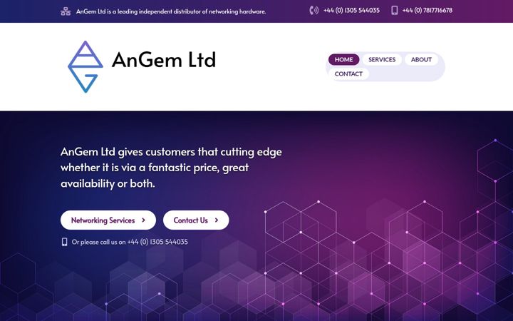 Screenshot of angem.uk