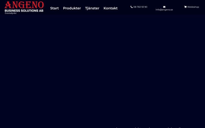 Screenshot of angeno.se