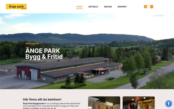 Screenshot of angepark.se