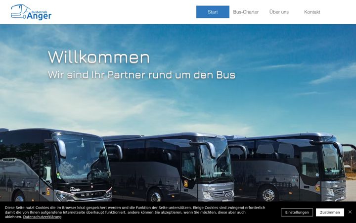 Screenshot of angerbus.de