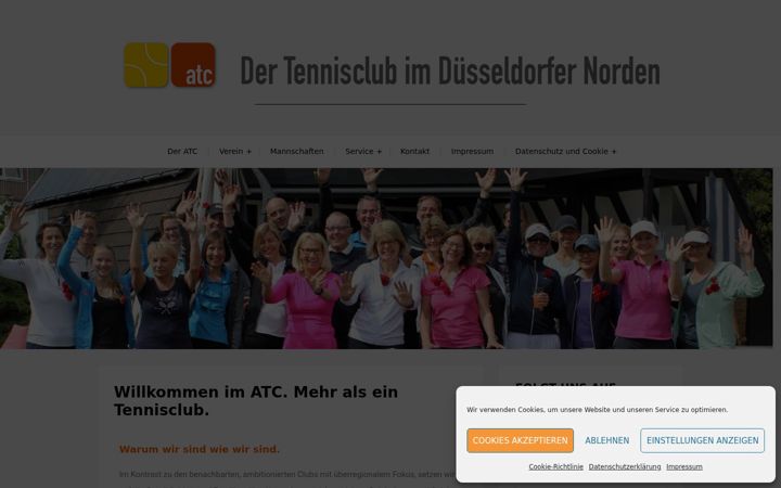 Captura de ecrã de angermunder-tc.de