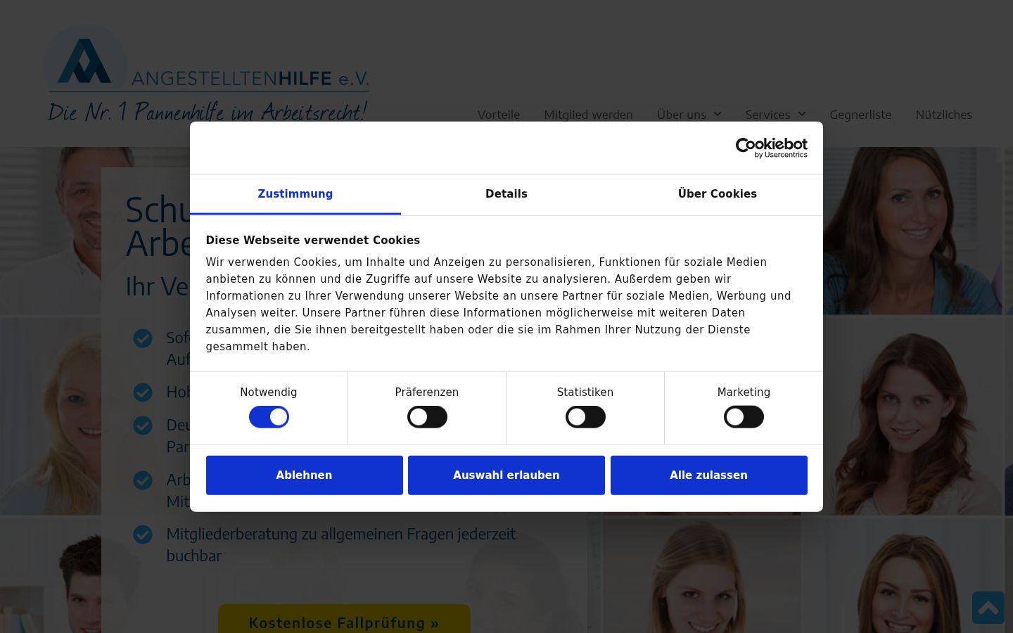 Snímek obrazovky baneru souhlasu zobrazeného před jakoukoli interakcí