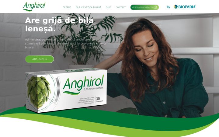 Screenshot of anghirol.ro