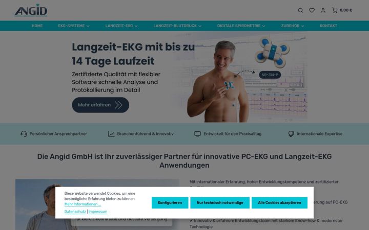 Screenshot of angid.biz