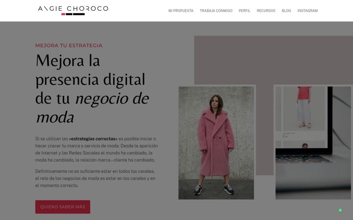 Screenshot di angiechoroco.com