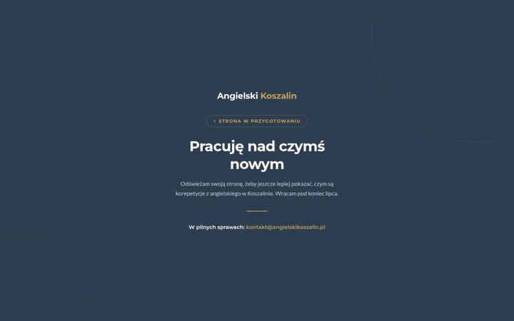Screenshot of angielskikoszalin.pl