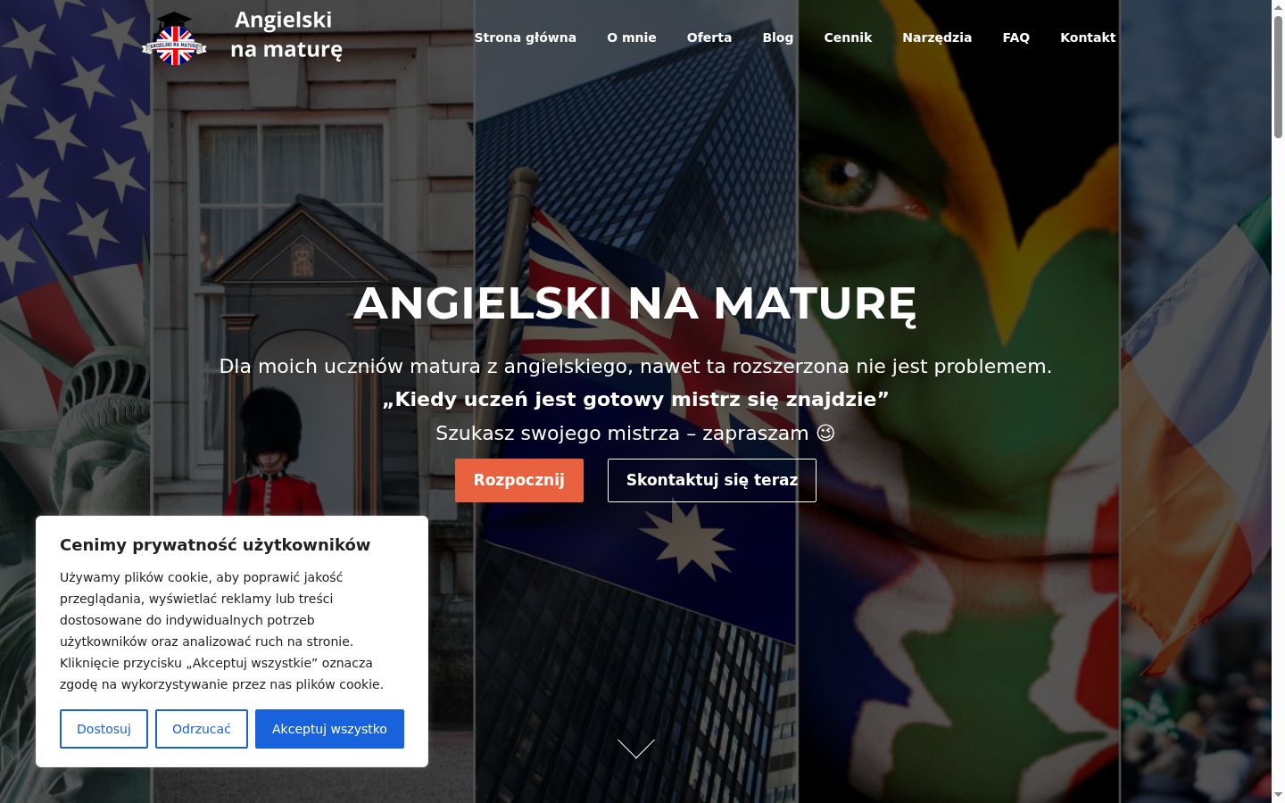 Sutikimo reklamjuostės, rodytos prieš bet kokią sąveiką, ekrano kopija