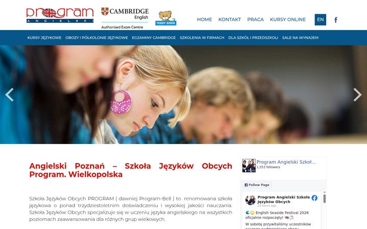 Screenshot of angielskiprogram.edu.pl