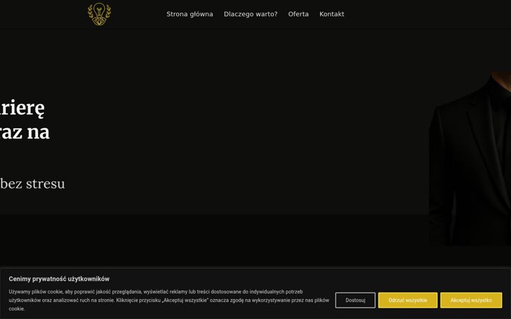 Screenshot of angielskiwakcji.pl