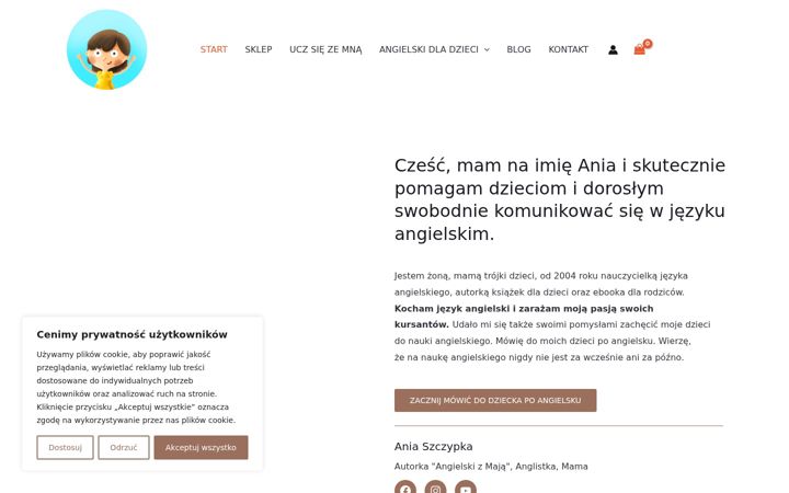 Skjermbilde av angielskizmaja.pl