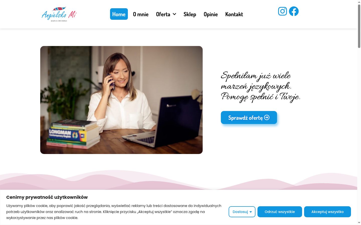 Ekrānuzņēmums ar piekrišanas baneri, kas tika rādīts pirms jebkādas mijiedarbības
