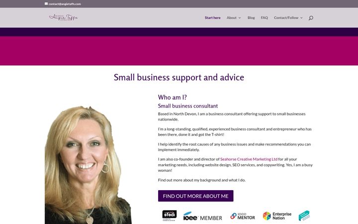 Screenshot von angietaffs.com