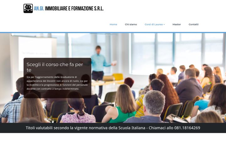 Screenshot of angiformazione.it