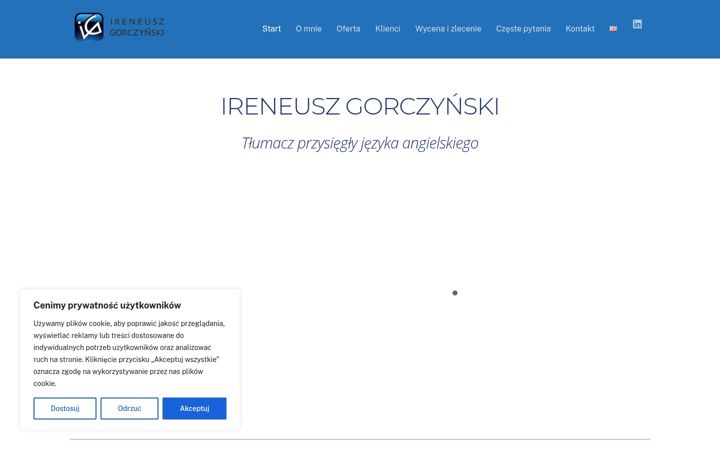 Screenshot of angig.pl